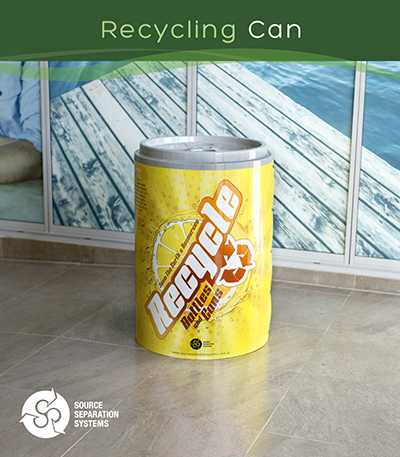 Recycling Can in use