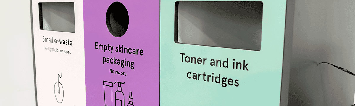 Dedicated collection system for batteries, e-waste and niche recycling streams