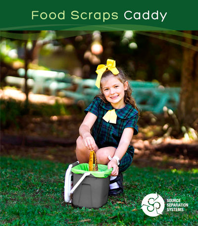 Food Scraps Caddy for Schools